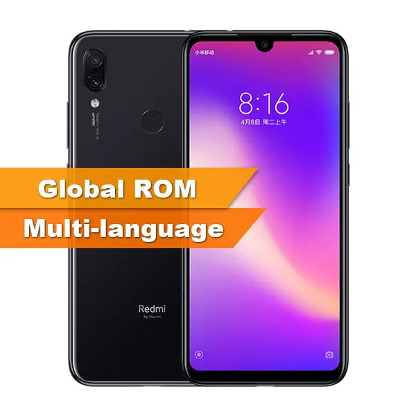 Глобальный Встроенная память Xiaomi Redmi Note 7 Pro 6 ГБ 128 Гб Смартфон Snapdragon 675 Octa Core 4000 мАч 6,3 в форме капли с Экран 48+ 13 Мп - Цвет: Black Global ROM