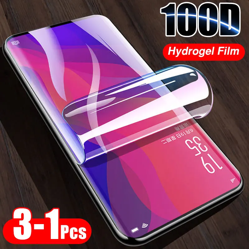 

3-1Pcs Full Protective Soft Hydrogel Film On For Samsung Galaxy Note 10 Pro 9 8 S6 S7 Edge S8 S9 S10 Plus S10E Screen Protector
