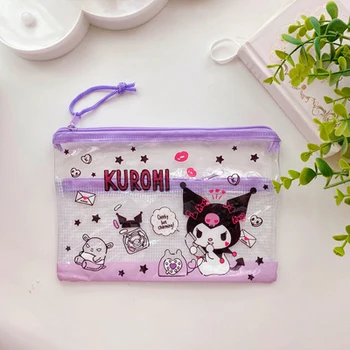 

IVYYE Kuromi Penguin Melody Fashion Anime Makeup Bag Handbag School Study Pen Storage Bags NEW