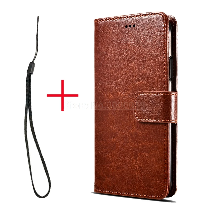 CX Brown with Starp Для samsung A10 чехол на samsung A10 SM-A105FD Чехол Флип 6,2 кожаный бумажник-книжка Чехол-книжка чехол для samsung Galaxy A10 10 A105 крышка - Цвет: CX Brown with Starp