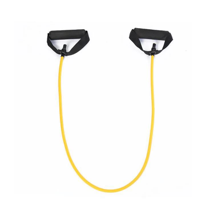 Готов к отправке I shape gym pull rope растягивающийся Эспандер для фитнеса желтый цвет 10 фунтов тренажер для груди фитнес экспандер