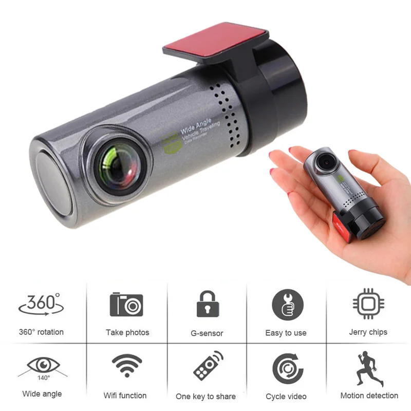 Автомобильный видеорегистратор миниатюрный беспроводной скрытый HD 1080P USB