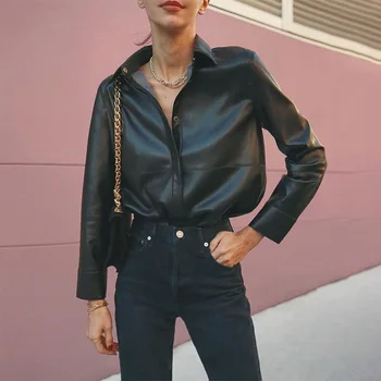 

2020 Hot Sale Women Spring Autumn Suede Faux Leather Jackets Plus Size Ladies Fashion Matte Motorcycle Coat Biker Black Outwear