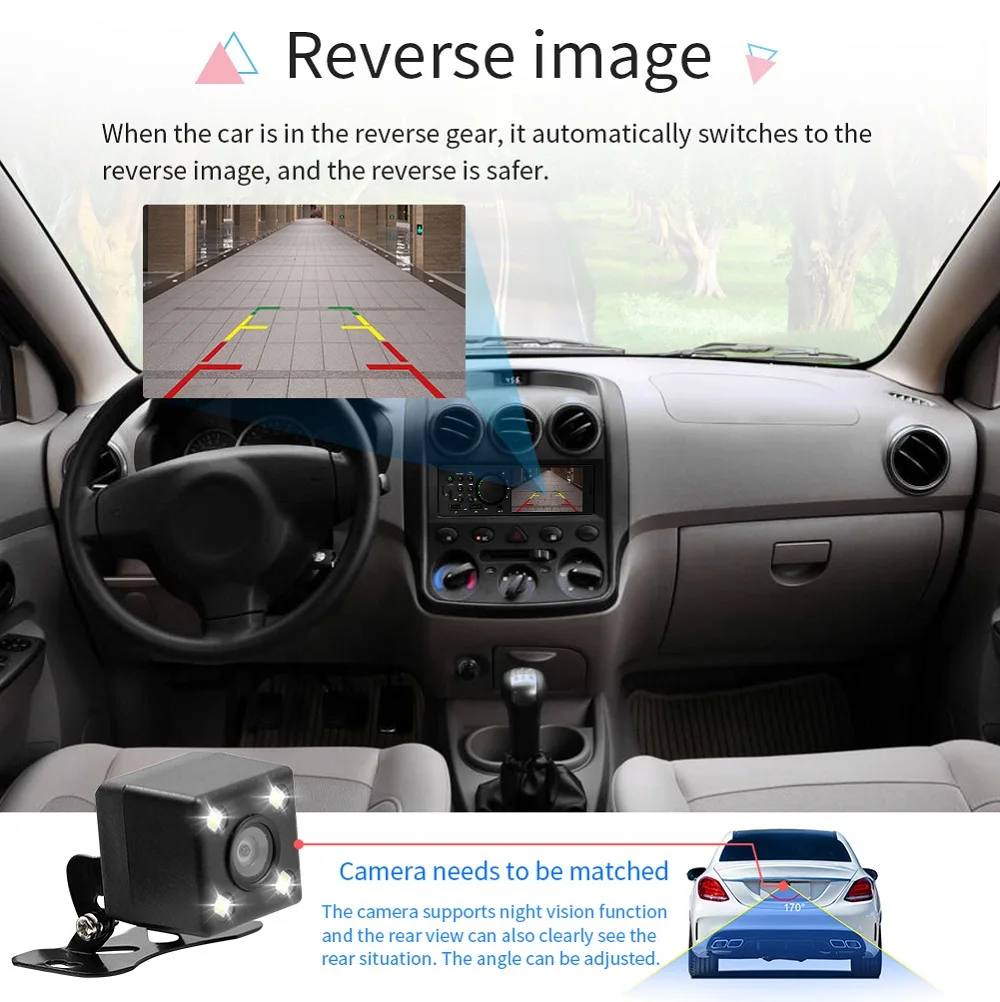 4.1 Inch 1 DIN HD Radio Car MP5 MP3 Player Video Bluetooth FM Radio AUX USB Music Hands-free Call Touch Screen Stereo Hot