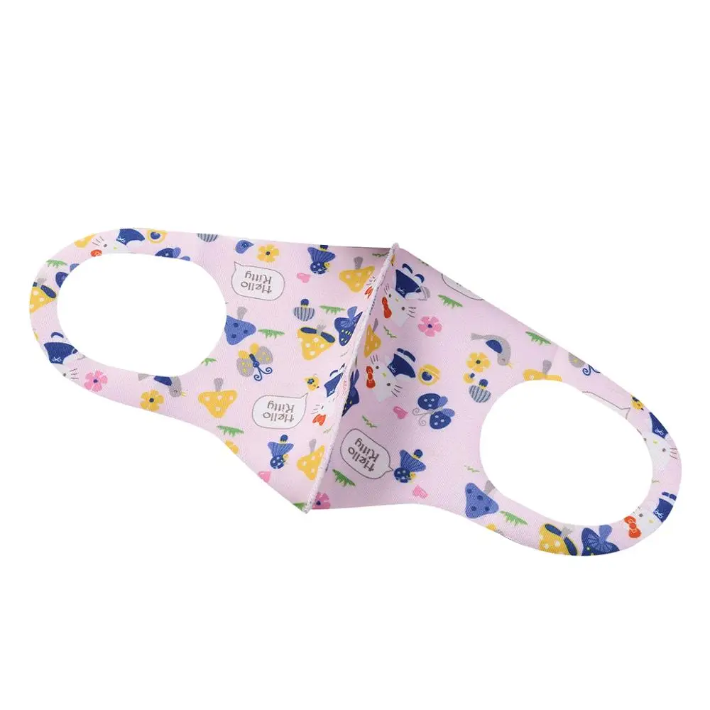 

Reusable Washable Child Face Cover Anti-Fog Mouth Mask Bacteria-Proof Anti Dust virus Protection Mask Color random