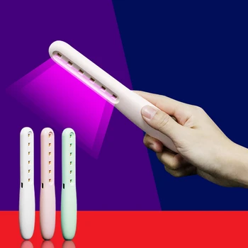 

Portable UVC Germicidal Lamp Ozone Free Ultraviolet Lights For Household Disinfection Sterilization Lantern Deodor Torch