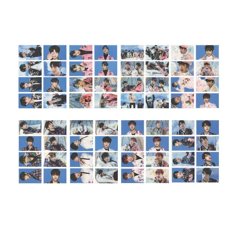 

KPOP lomo Photo Card Bangtan Boys Poster Tour Seoul Concert Album Hip Hop Self Made Paper Cards Autograph Photocard
