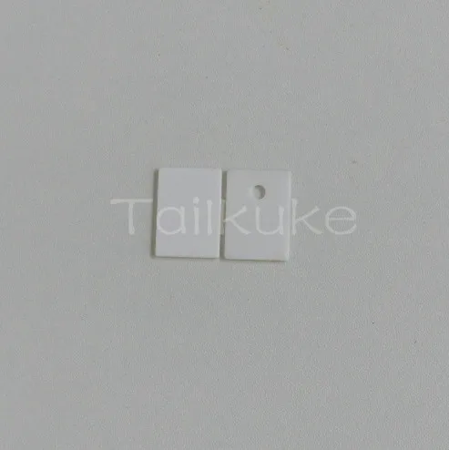 TO-247 Ceramic Sheet 17*22*0.6 Alumina Ceramic Thermal Insulation IGBT High Temperature Resistant High Voltage Cooling Pad