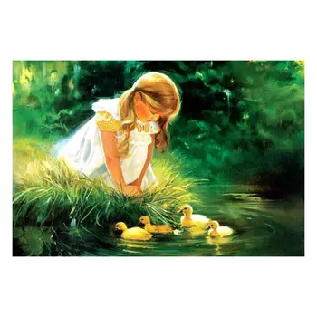 

Lovely girl Paper Puzzle 1000 Pieces,Puzzles for Adults & Kid's Challenge Jigsaw Puzzle Landscape,Educational Landscape Puzzles