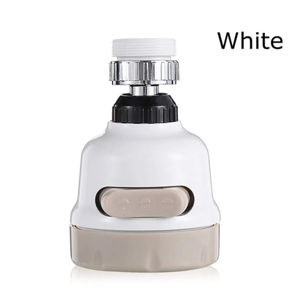 

360 degree rotatable faucet with three gears adjustable and movable water saving filter nozzle shower