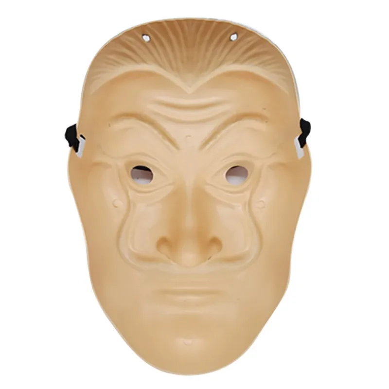Dali пластиковая маска для хеллоуина бумажный дом La Casa De Papel Косплей украшение Маскарад забавные инструменты забавная маска