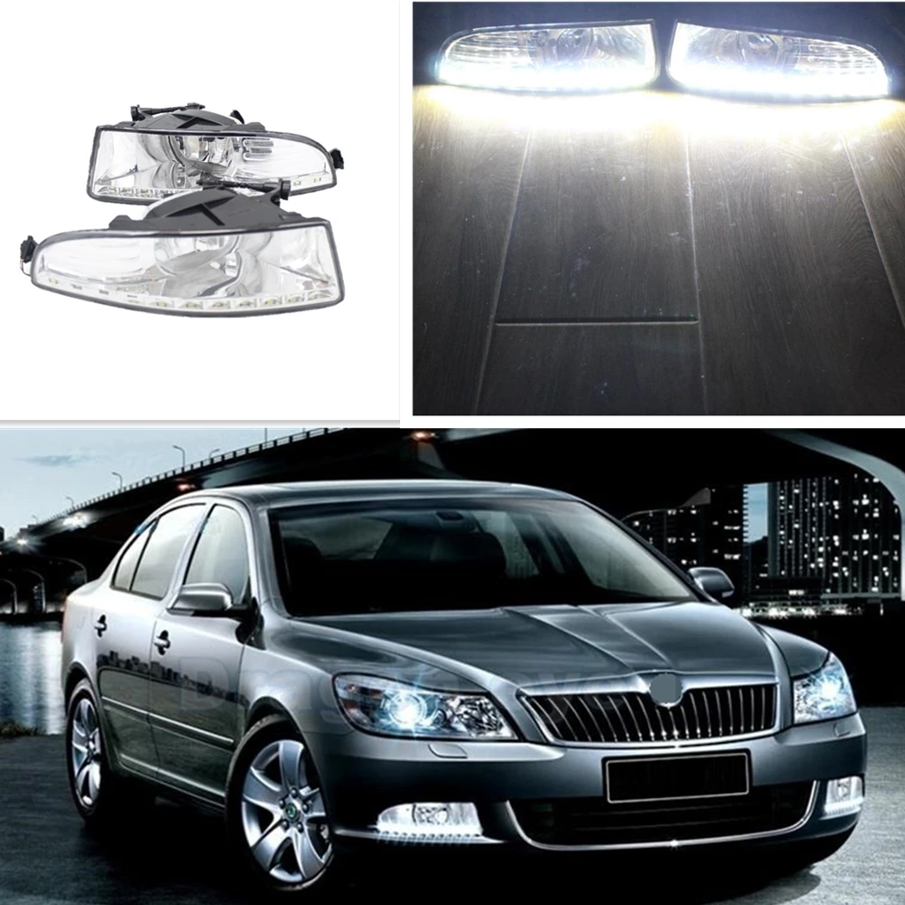 Автомобильный светодиодный светильник для Skoda Octavia MK2 A6 2009 2010 2011 2012 2013