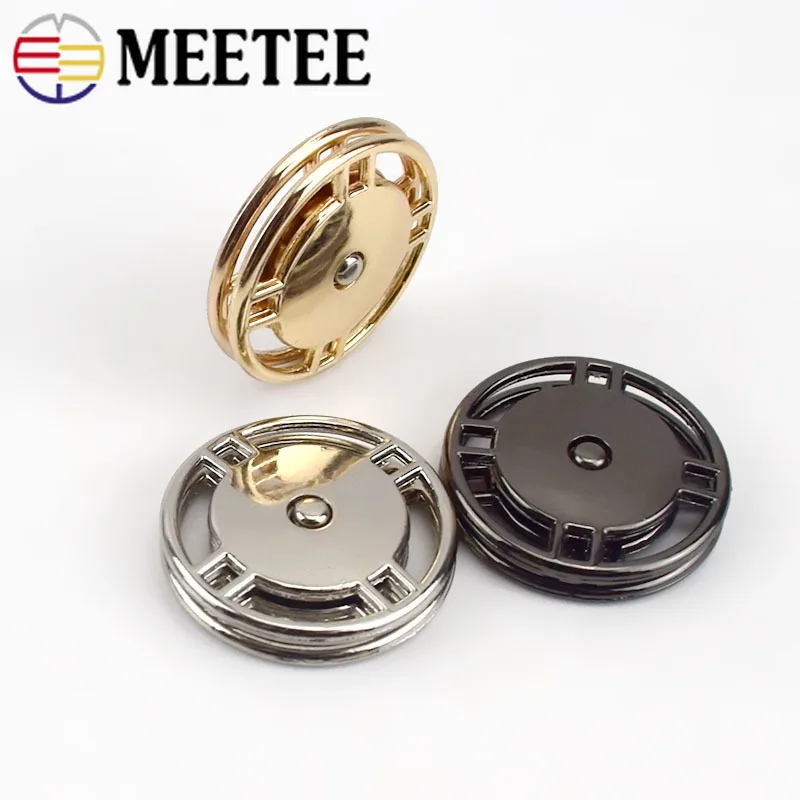 Meetee 10 комплектов 21 мм/25 мм металлическая пряжка Женское пальто декоративная