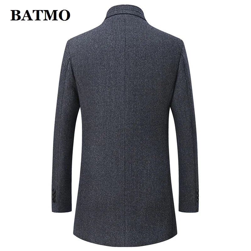 BATMO/Новое поступление, зимний высококачественный шерстяной Тренч для мужчин, мужские шерстяные повседневные куртки, большие размеры M-4XL 893