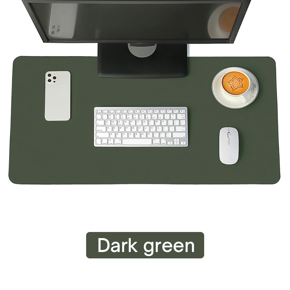 Large Waterproof PU Leather Desk Protector Mat