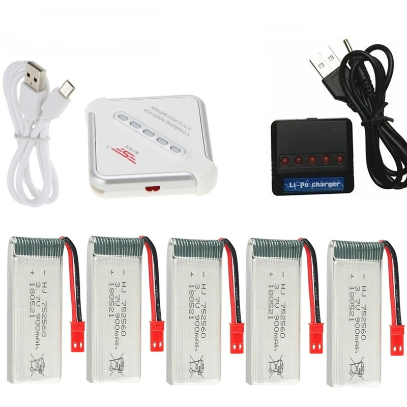 900mah 3,7 V lipo зарядное устройство для Syma X5 X5C X5SC X5SW 8807 8807W A6 A6W M68 Rc Quadcopter запасные части Аксессуары Rc дроны