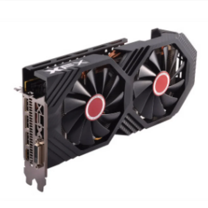 XFX б/у RX 580 8GB 256bit GDDR5 Настольный ПК игровые видеокарты видеокарта не майнит RX 580 8
