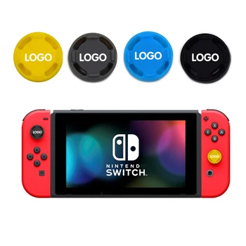 

4pcs Silicone Joystick Thumb Grips Cover Case for Nintend Switch Joycon Controller Non-slip Button Cap