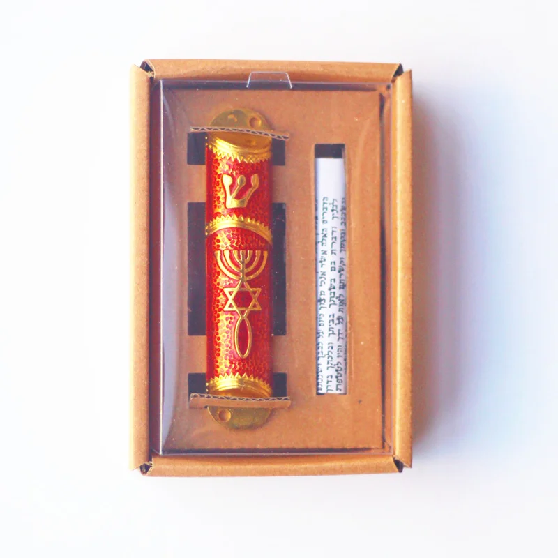 Mezuzah Case With Torah parchment scroll Home decor ornament crafts,miniature ornament,craft supplies,resin crafts,resin wedding buttons