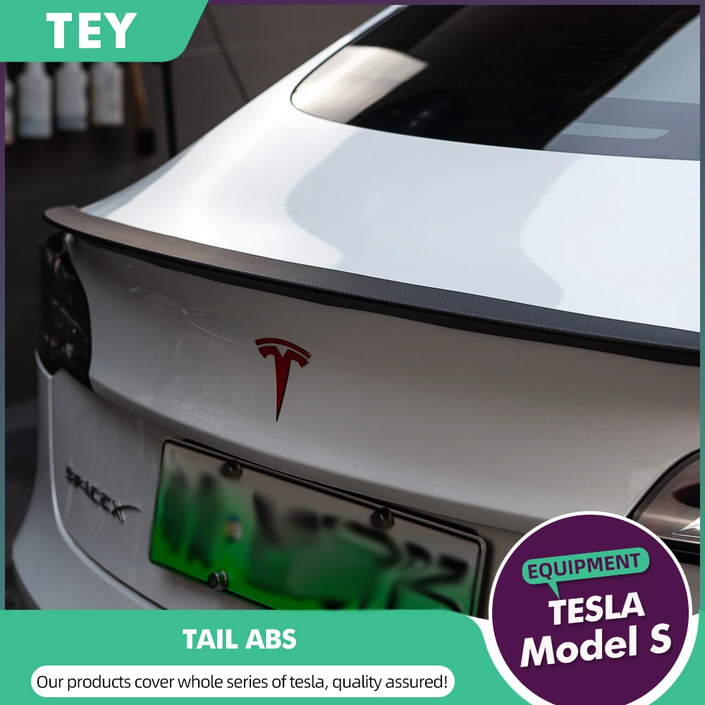 Fits Tesla Model 3 2018 2019 2020 ACS M3 Spoiler 51-4-001 GBA ACS Composite Tesla Model 3 Spoiler Rear Trunk Lid Wing in Gloss Black