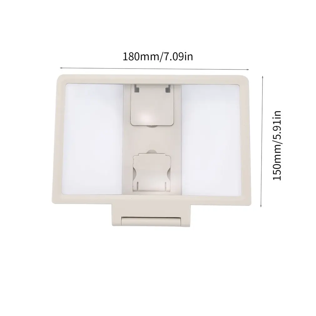 Hot Sale Mobile Phone 3D Screen Video Magnifier Curved Enlarged Smartphone Movie Amplifying Projector Stand Bracket