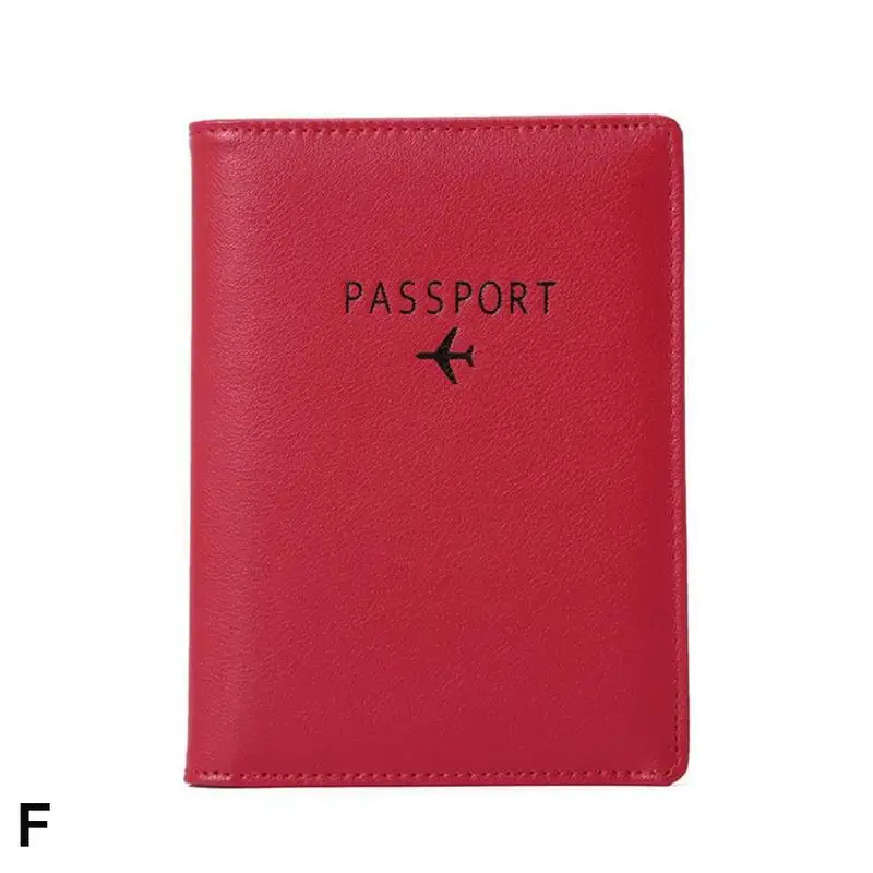 Чехол для паспорта, органайзер для паспорта, Женский чехол из искусственной кожи, чехол для паспорта, чехол для карты, сумка для билетов - Цвет: F