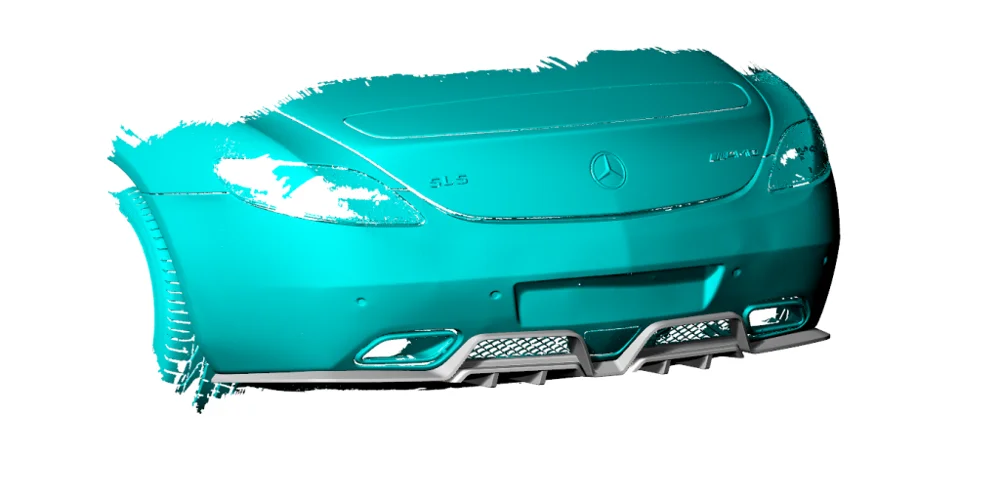Авто задний бампер диффузор спойлер для Mercedes-Benz класс SLS SLS63 AMG 2010-2013 углеродного волокна автомобильный спойлер