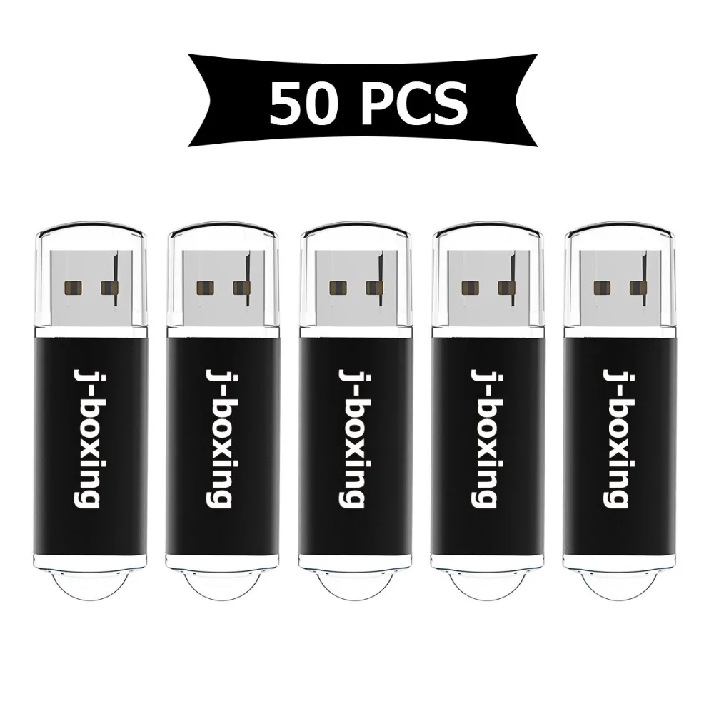 J-boxing 50 шт. 128 Мб USB флеш-накопитель прямоугольная Флешка USB карта памяти для ПК ноутбук планшет MacBook Multicolors