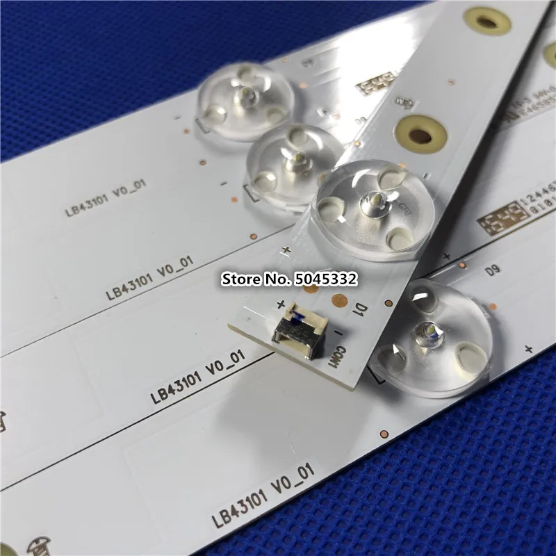 Светодиодный подсветка полосы LB43101 V0_01 для 43 &quotTPT430H3 43PFS5531 43PFS5532 10 светодиодный |