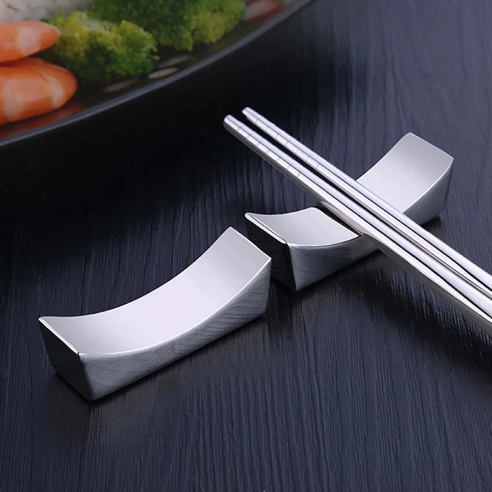 Cinese Chop Spiedi Supporto Di 304 In Acciaio Inox Giapponese Della Corea Cibo Spiedi Resto Del Basamento In Metallo Riutilizzabile Coltello Da Cucina