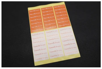 

420pcs/pack Dotted Rectangle Especially For You Red And White Sealing Sticker For Gifts