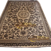 modern carpet Modern Carpet Tiles Handmade Turkish Carpet Brown Fashionable Circular Carpet Household Decoration Mat
