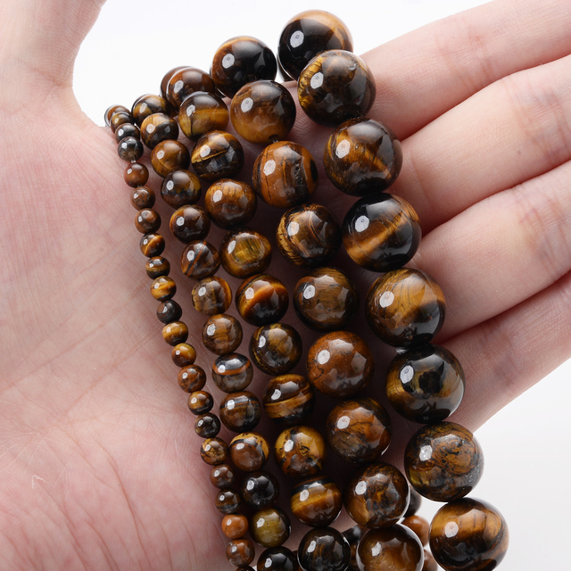 Stone Beads Blue Apatite Beads Round Loose Spacer Bead for Jewelry Making DIY Charm Bracelet Accessroies 6/8/10mm