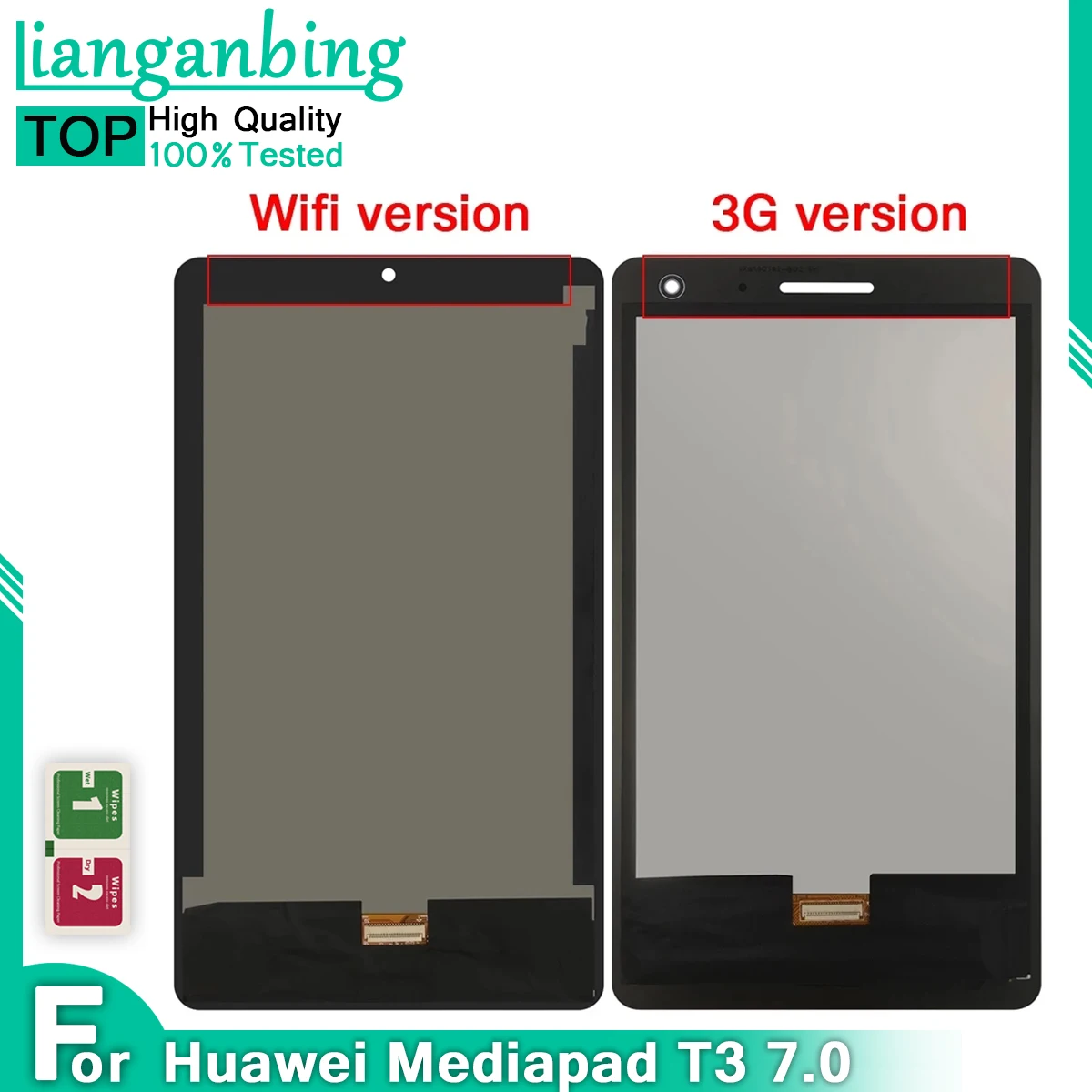 Оригинальный ЖК-дисплей для Huawei Mediapad T3 7 0 дюйма зеркальный сенсорный экран
