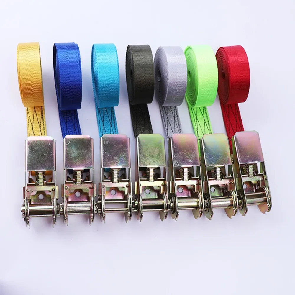 3 Meter Buckle Tie-Down Belt cargo straps Car motorcycle bike Metal Buckle Tow Rope Strong Ratchet Belt Luggage Bag