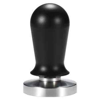 

5m Calibrated Pressure Espresso Tamper Tool Barista Espresso Machine Tamper Flat Base 30Lbs Press, 304 Stainless Steel