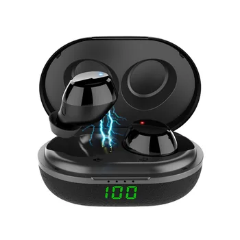 

With Charging Case IPX7 Waterproof Bluetooth 5.0 Touch Screen Automatic Pairing Deep Bass Stereo Sound Wireless Earbuds In Ear