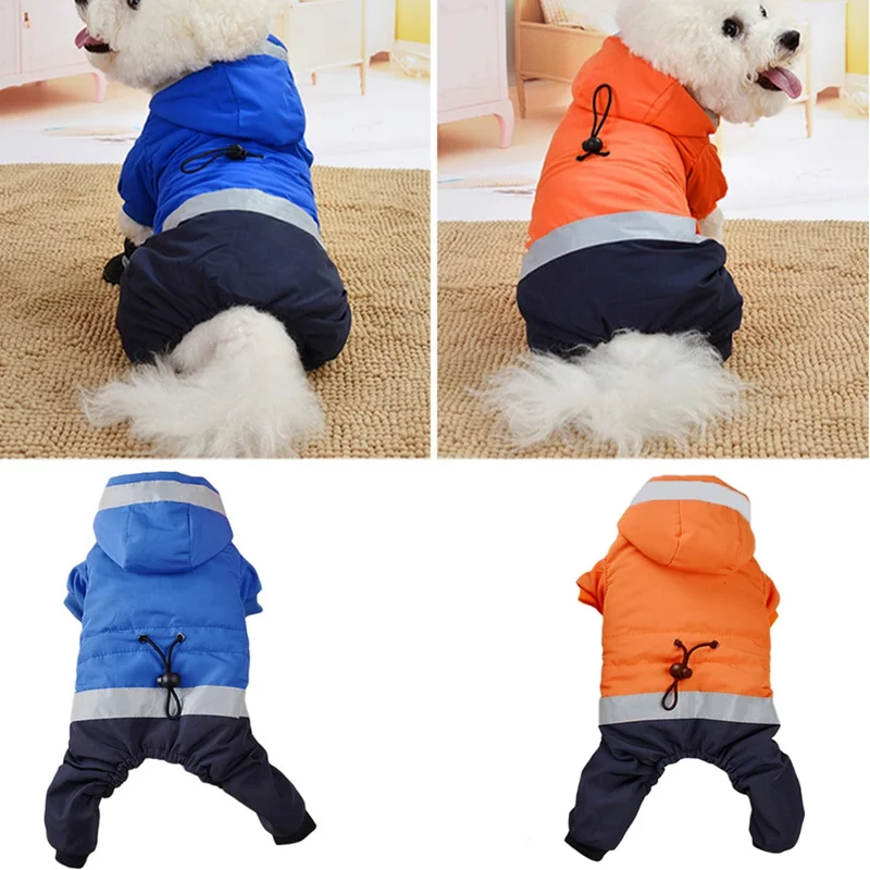 Dog Winter Clothes Dog Windproof Warm Jumpsuit Pet Down Jacket Coat Large Dog Clothes Chihuahua Bulldog