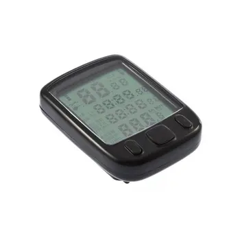 

Auto LCD Digital Display Cycling Cycle Bicycle Bike Computer Odometer Speedometer Velometer With Transmitter sensor