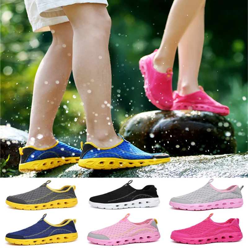

Unisex Beach Outdoor Sandals Anti-Slippery Shock-Absorban Quick-Drying Bathroom Shower Slippers Garden Walking Shoes Couple