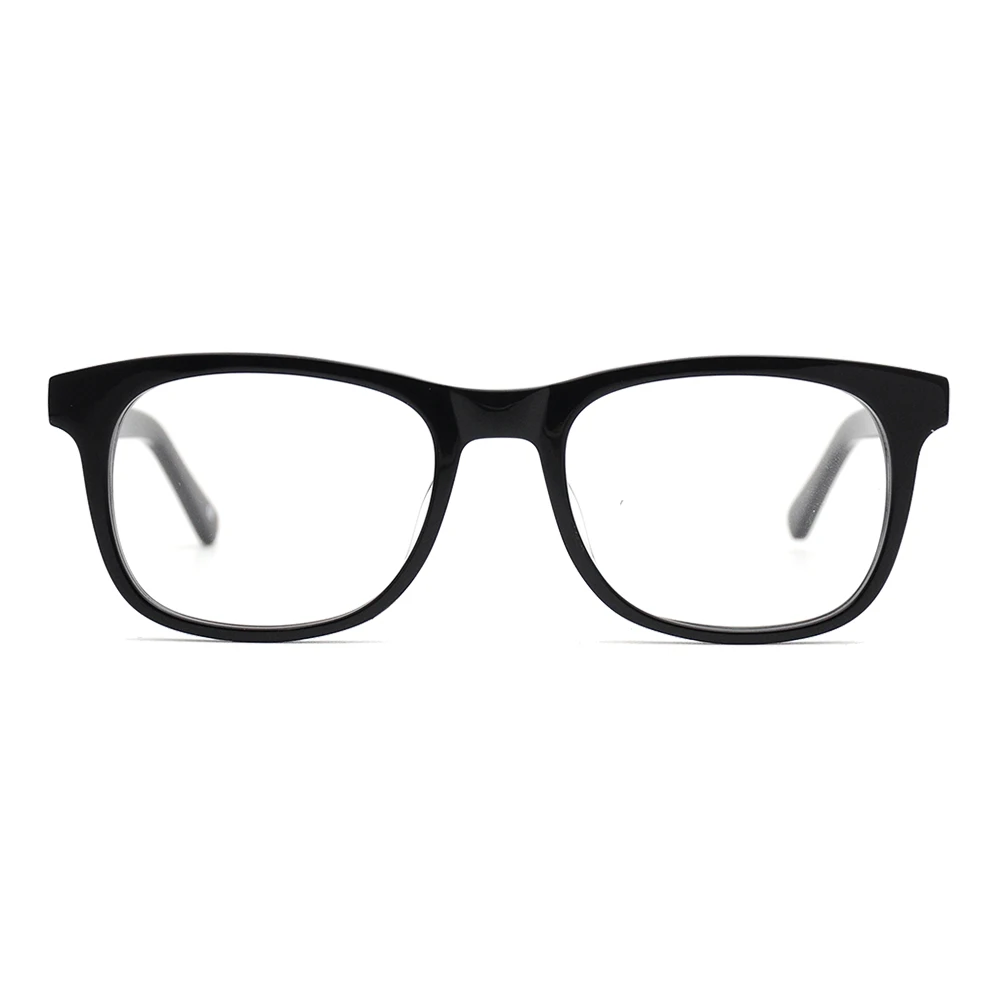 Ацетатные оптические очки, оправа унисекс, очки по рецепту, очки, ацетатные очки - Цвет оправы: Черный