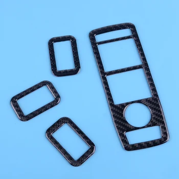 

DWCX 4PCS Car Carbon Fiber Style Window Lift Switch Cover Trim Panel Fit for Tesla Model S X 2014 2015 2016 2017 2018 2019