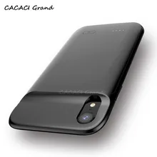 Тонкий силиконовый чехол для зарядного устройства для iPhone 11 PRO XS Max XR X 6 6s plus 7 8plus чехол для внешнего зарядного устройства