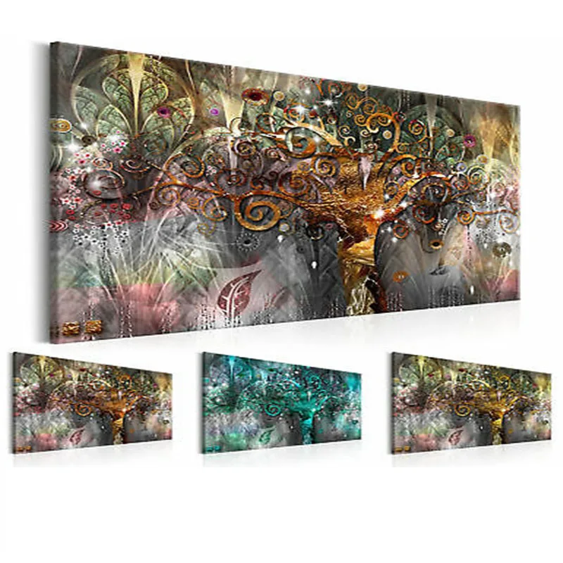 Full Diamond Painting Abstract Life Tree large Mosaic Cross Stitch 5D Diamond Embroidery Diy Square round Drill money tree