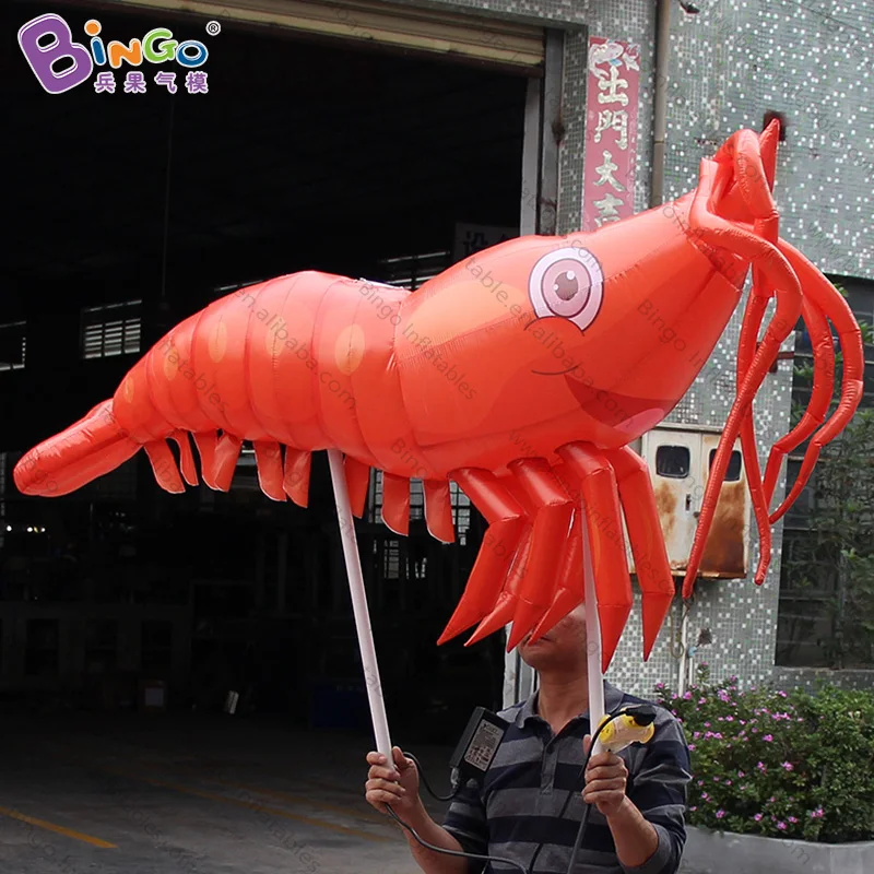 

Lovely 1.5 meters inflatable lobster costume with lighting for event / cartoon lobster costume toys