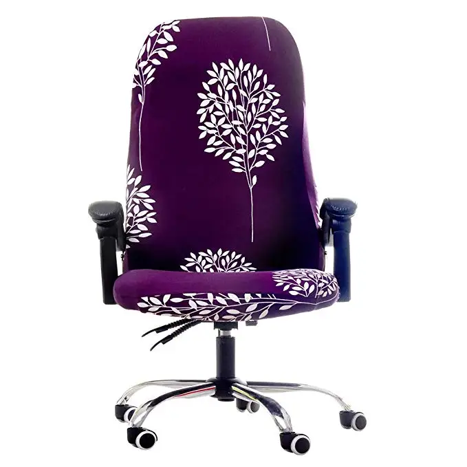 Мягкий вращающийся Офисный Компьютерный чехол для кресла спандекс чехлы для стульев лайкра стул стрейч чехол для поворотного Кресла Кресло рабочее сиденье - Цвет: O