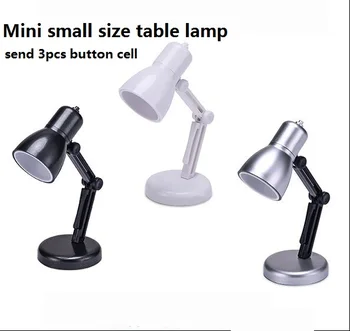 

Quality Creative Mini Small Size Table Lamps Adjustable Button Cell Led Night Lights Lamp Kids Mini Portable Desk Lights