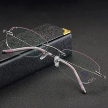 Ретро бескаркасные женские Алмазные анти-Blu-ray контактные винты