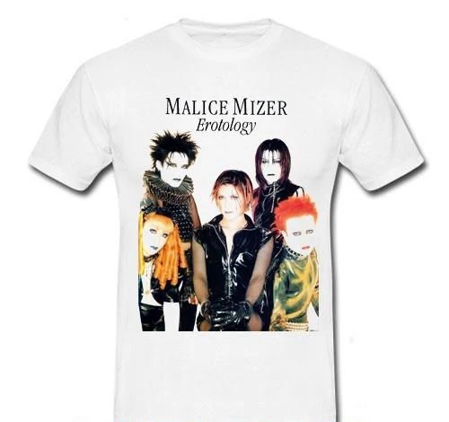 Malice Mizer Erotology Japanese Visual Kei Rock Band T Shirt Tee Size S M L Xl Print Tees Short Sleeve O Neck 034791 | Мужская одежда