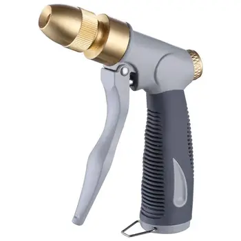 

Garden Hose Nozzle,Heavy Duty Metal Handheld Water Nozzle High Pressure,Watering Lawn, Car Washing, Patio and Pet